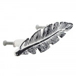 White Feather Distressed Iron Handles