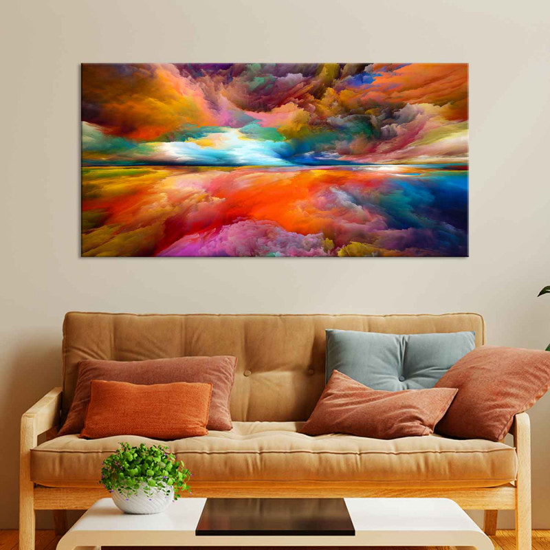 Adhesive Decor Textured Large Support Wall Painting