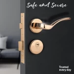 YPVL-903-RG - Yale Premium PVD Brass Lever Handle Rose Gold